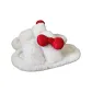 White[Girl's Heart Red Bowknot]