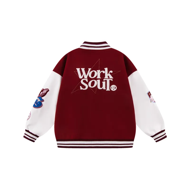 WORKSOUT Baseball Jacket Unisex-1