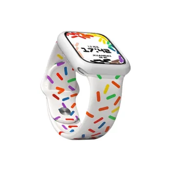 MSSM Watch Band Apple Compatibility Silicone Material