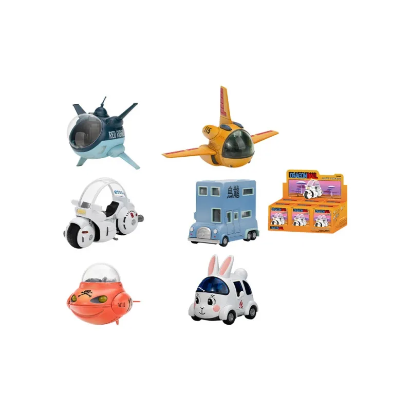 POP MART Dragon Ball Alloy Vehicle Collection Blind Box Products Single Mystery Box/Full Box 6 Pcs-0