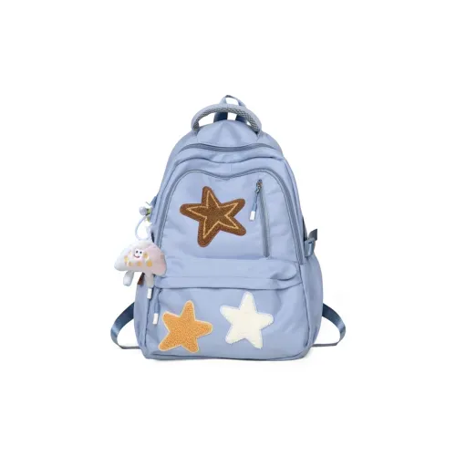 Yalu Oxford Backpack Regular Womens Silver/Black/Pink/Violet/Apricot