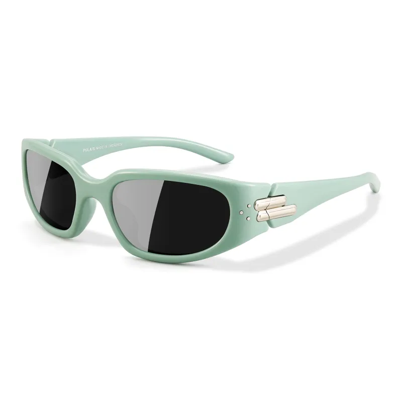 PULAIS TR/Memory Plastic TR90 Irregular Shape Sunglasses Unisex-3