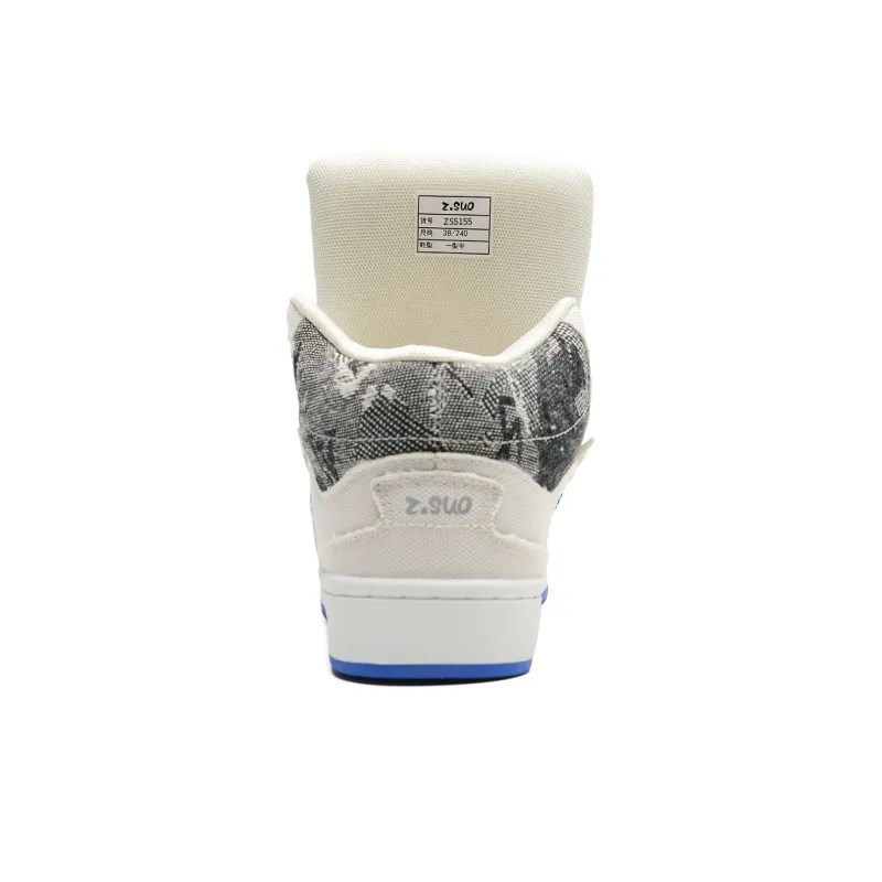 Z.SUO Full Coverage Warm Slip Resistant Cushioning Height Increasing High Top Skateboard Shoes Unisex Box Included-19