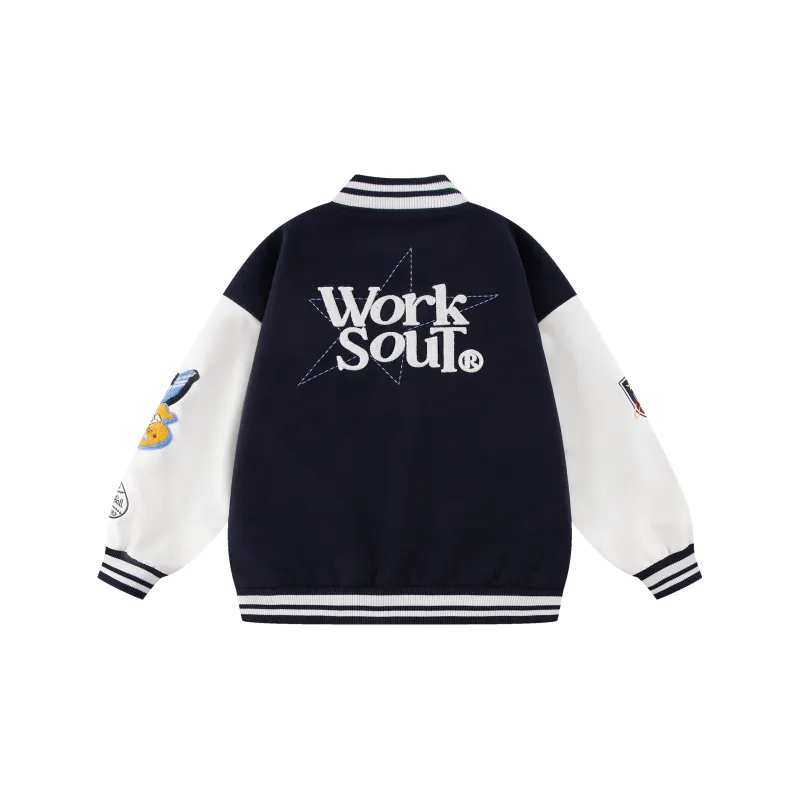 WORKSOUT Baseball Jacket Unisex-5