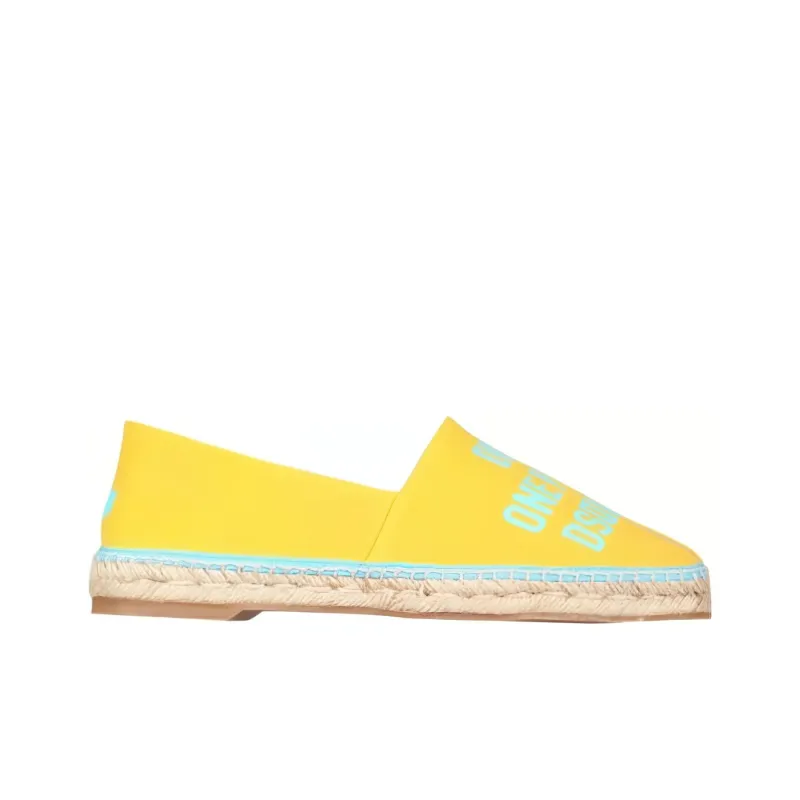 DSQUARED 2 Logo Slogan Jacquard Espadrilles-1