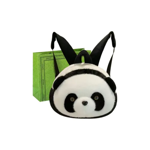 KARUISHA Plush Portable One Shoulder Backpack Women's White
