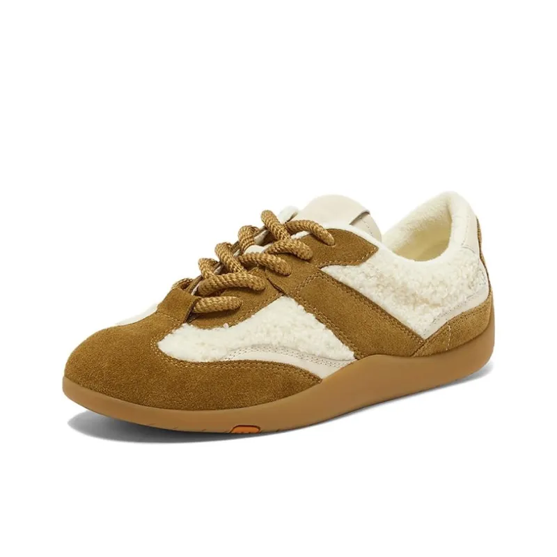 BATA Low Top Casual Shoes Women's Beige White Brown-1