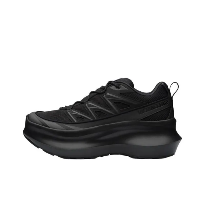 SALOMON x CDG XT 6 Low Top Casual Shoes Women's Black-0