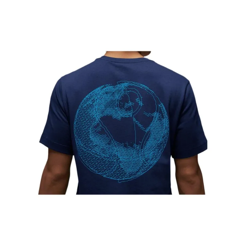 Jordan T Shirt Men's Marine Blue-4