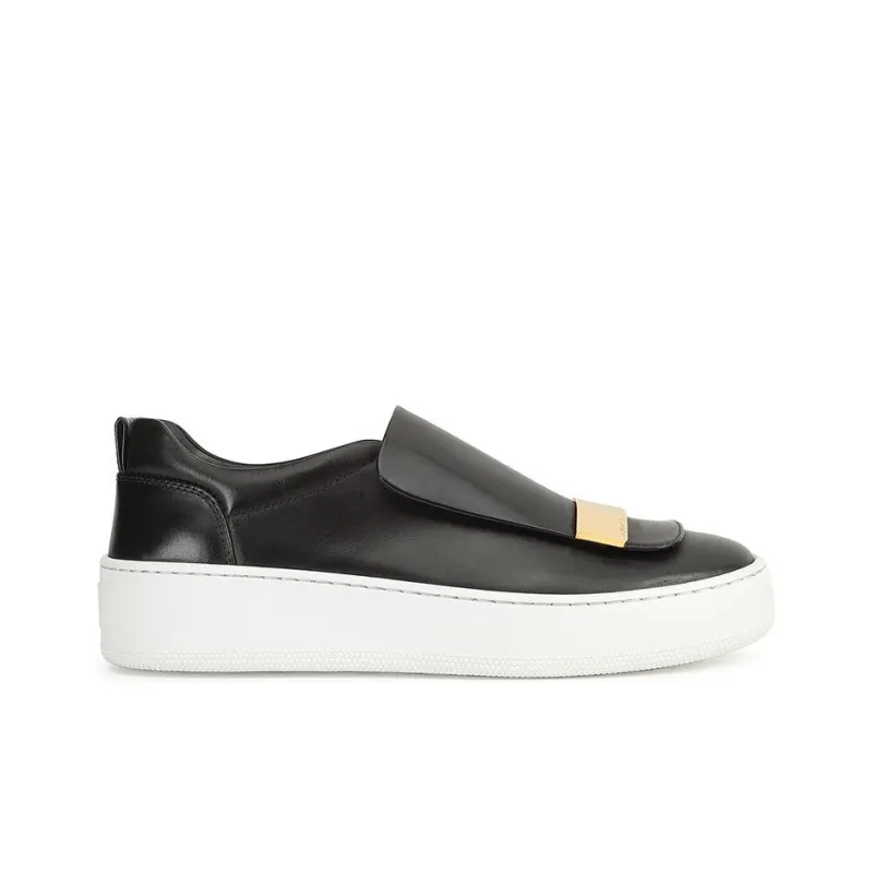 SERGIO ROSSI Plaque Detail Slip-on Sneakers-1