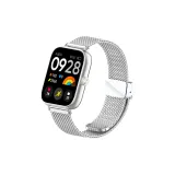 [Sliding Quick-Release Milanese Wristband]Bright Silver