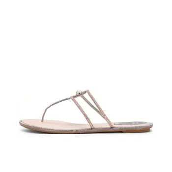 RENE CAOVILLA Flip Flops Women's Silver
