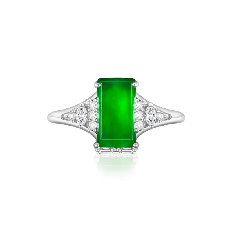 Jade Is Boundless Ice Glutinous Jadeite Rings Women's-1