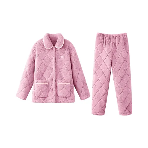JINGYUN Pajama Set Women's Graceful Pink