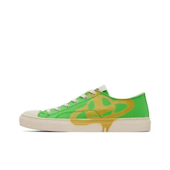Vivienne Westwood Plimsoll Low Top Canvas Shoes Men's Green