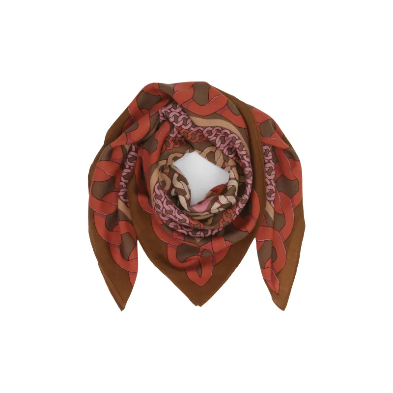 MARJAKURKI Red Scarf Atmosphere Fall Greeting Card Elegance Unisex-2