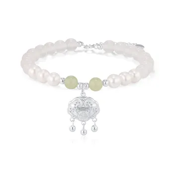 CHINA GOLD Chalcedony Bracelets Women's