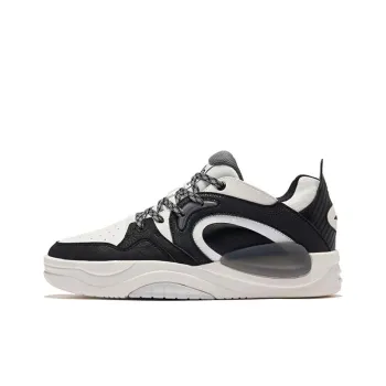 Erke Impression Panda 3 Anti Slip Wear Resistant High Top Skateboard Shoes Men's Black White