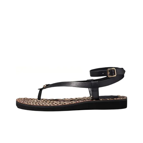 COACH One Strap Sandals Women's Black