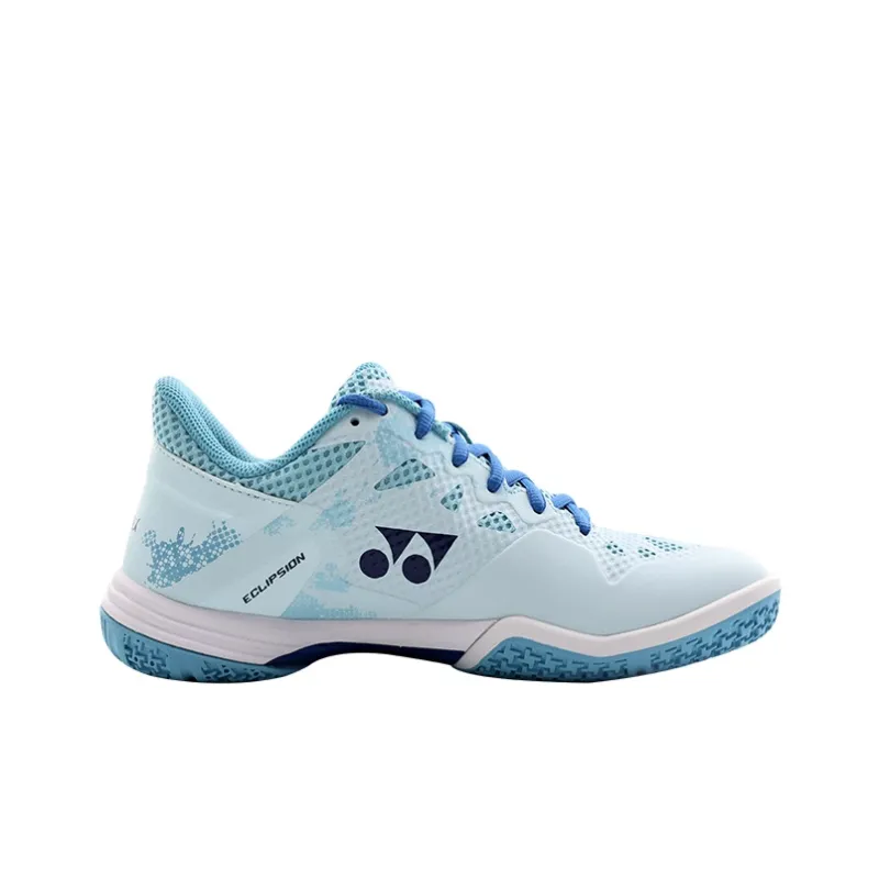 YONEX Coverage Support Rebound Slip Resistant Low Top Badminton Shoes Unisex Light Blue-1