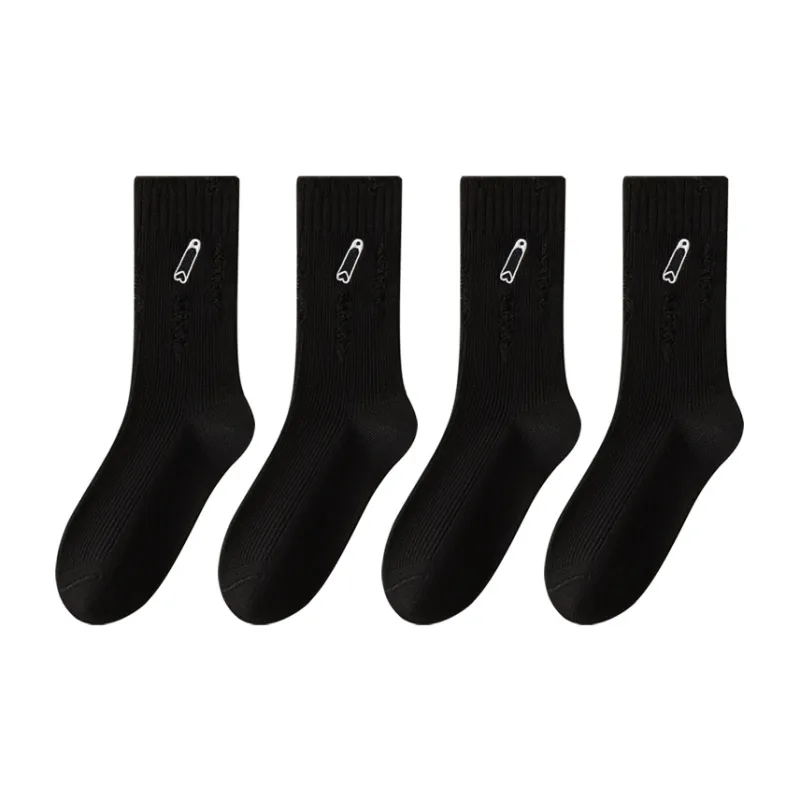 SHIWAJI Mid Calf Socks Women's 4 Pack-0