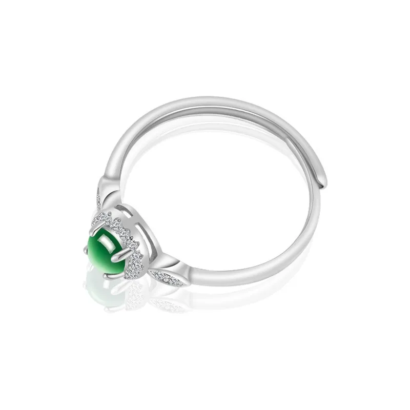 Jade Is Boundless Ice Glutinous Jadeite Rings Women's-1