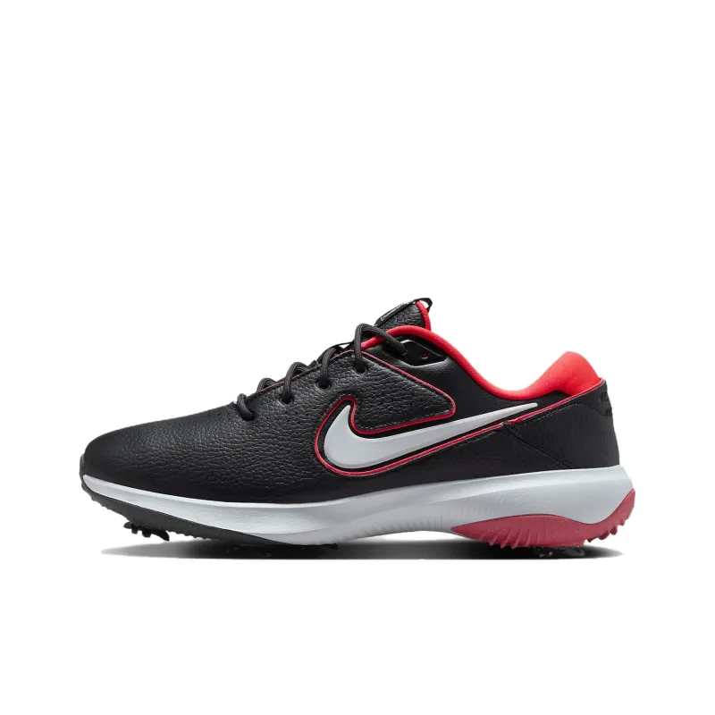 Nike Victory Pro 3 Anti Slip Wear Resistant Low Top Golf Shoes Unisex Black Red-0