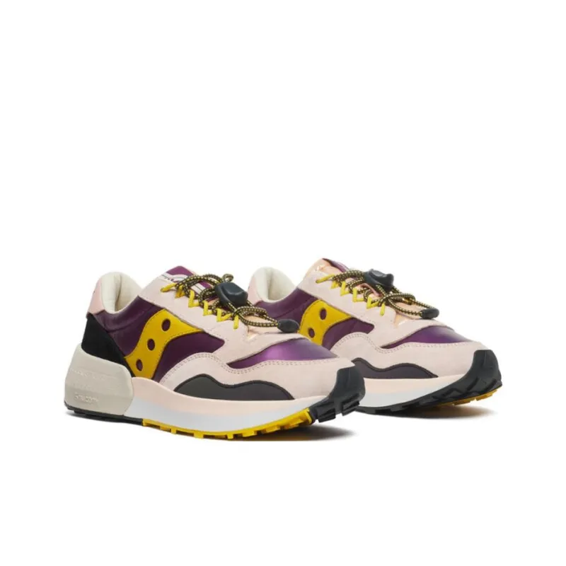 Saucony Anti-Slip Wear-Resistant Low-Top Running Shoes Women's Purple Pink-2