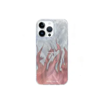KESHIXIONG TPU Material Pink Flame Phone Case Compatible With IPhone 15/14 Plus/13/12/11/15 Pro Max/XS/XR/XS Max/8 Plus