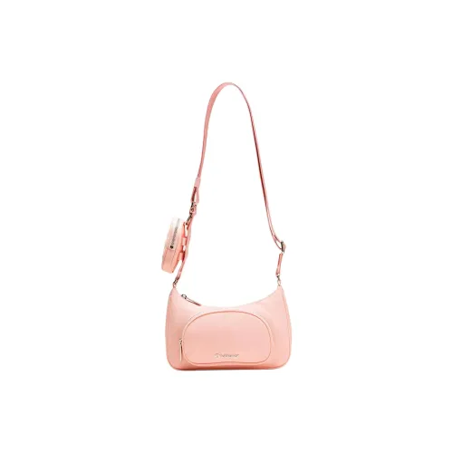 Lululemon Recycled Nylon Shoulder Bag Crossbody Bag Women's Light Pink