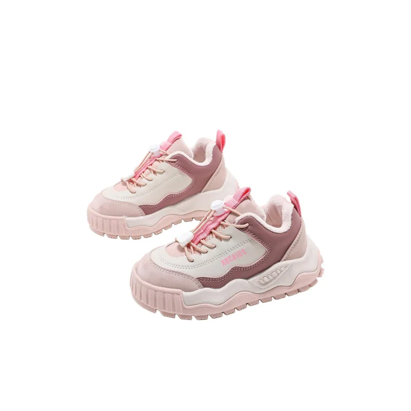 ABC KIDS Slip Resistant Lightweight Cushioning Kids Lifestyle Shoes Pink/Purple Color Kids'-1