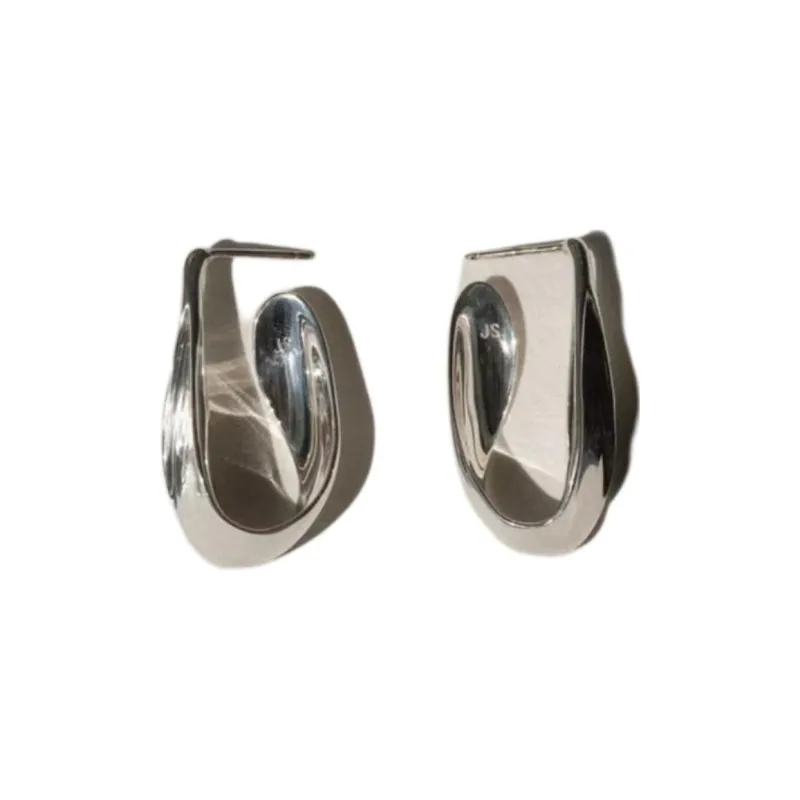 JASMIN SPARROW Silver Plated Earrings Unisex-3