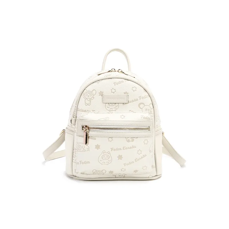 Carit&Koty Polyurethane/Synthetic Leather Backpack Regular Women's Multicolor-8