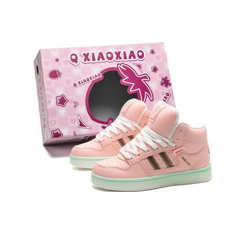 Circle Small Coverage Slip Resistant Balance Height Increasing Mid Top Skateboard Shoes Unisex Box Included-12