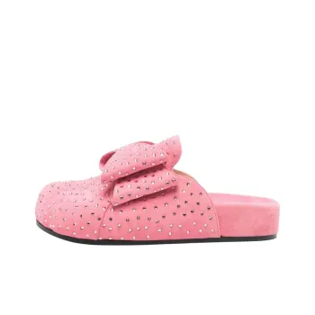 MACH & MACH Le Cadeau Wrap-toe Slippers Women's Pink