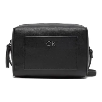 CALVIN KLEIN Artificial Leather Shoulder Bag Trumpets Women's Black