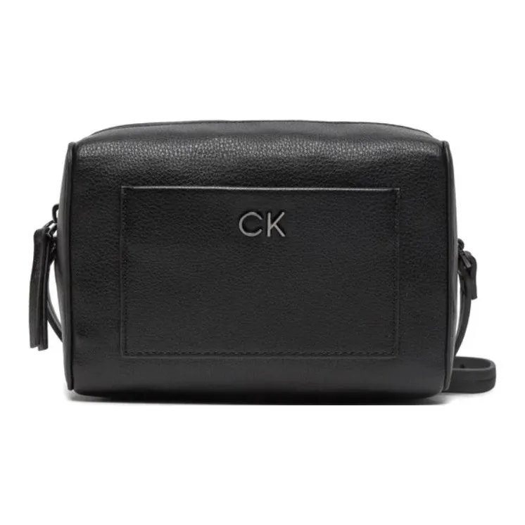 CALVIN KLEIN Artificial Leather Shoulder Bag Trumpets Women's Black-0
