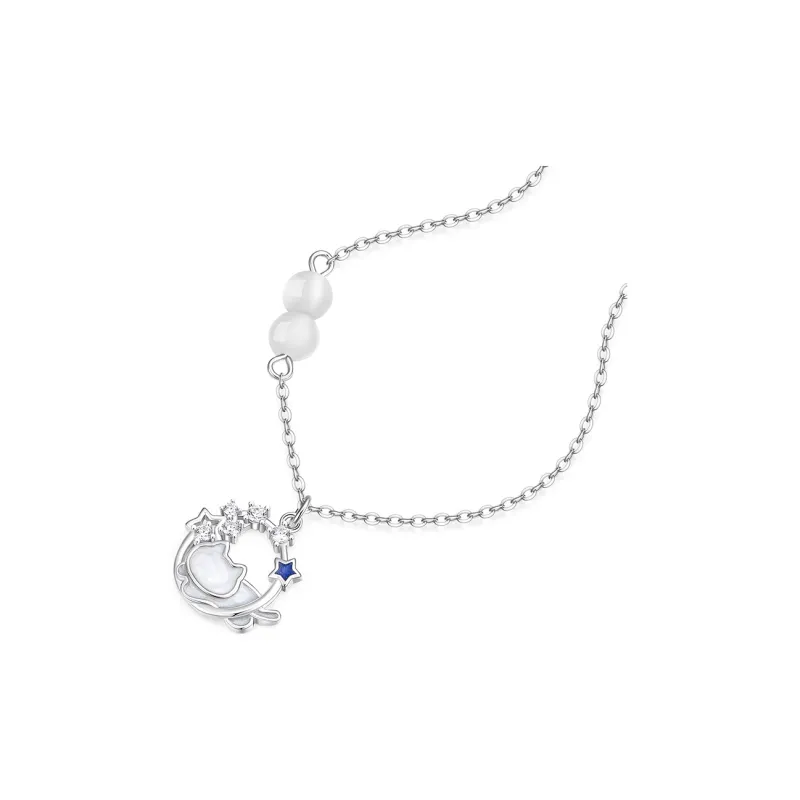 KADER 925 Sterling Silver Necklaces Women's Silver-4