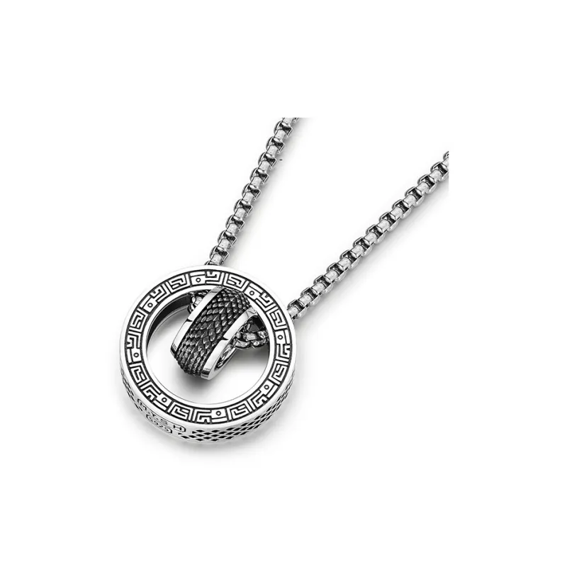 MYSH 925 Sterling Silver Necklaces Men's-10