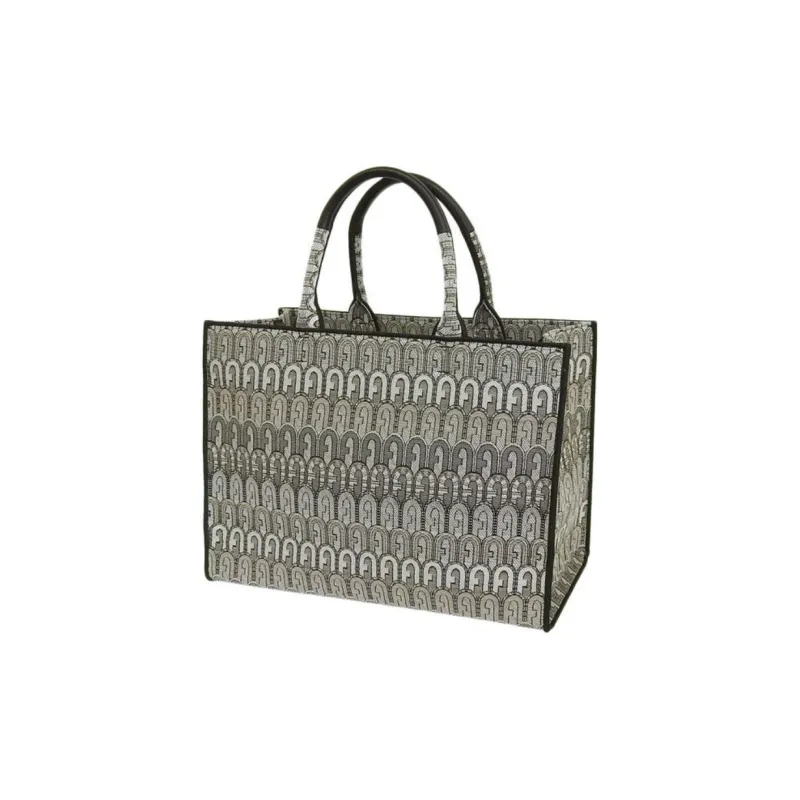 Furla Canvas Canvas Bag Tote Bag Shopping Bag Handbag Women's Multicolor-3