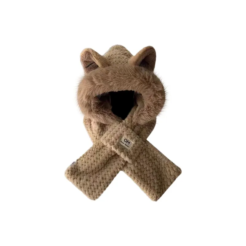 MEETSUNNY Faux Rabbit Fur Beanies Women's-2