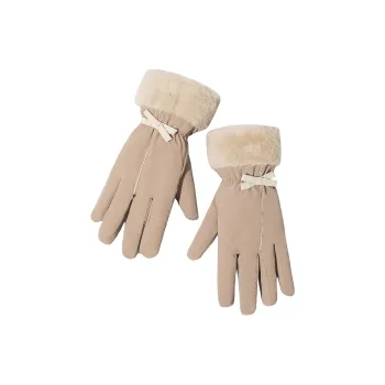 Shanghai Story Polyester Knit Gloves Women's