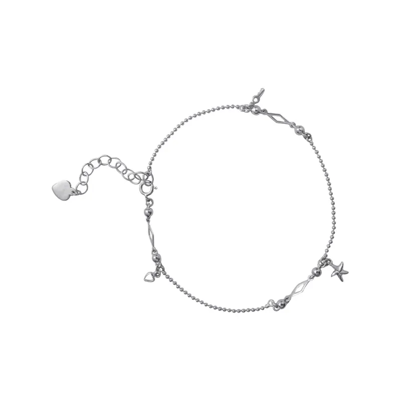 NAITANG S925 Silver Anklets Unisex-4