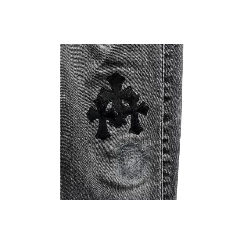 Chrome Hearts Jeans Men's Smoke Gray-3