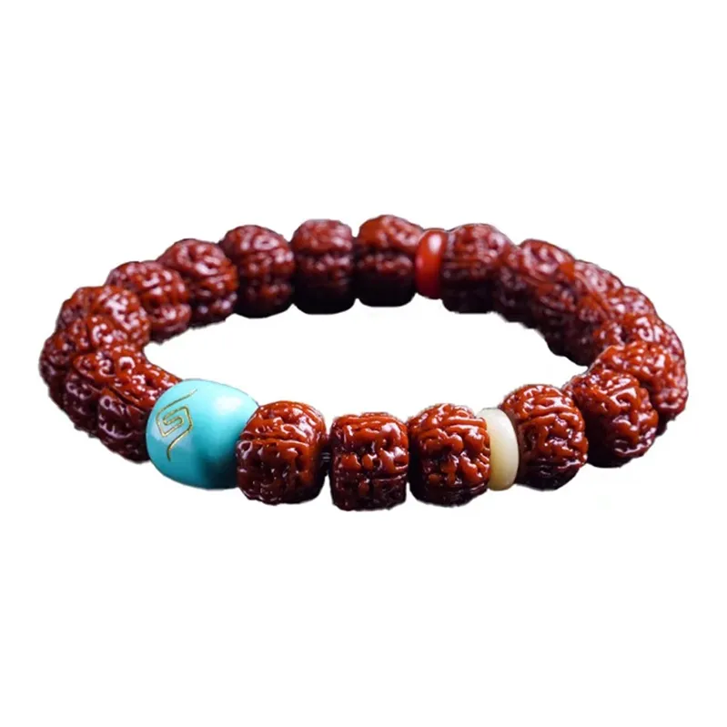 Strange Snow King Kong Bodhi Seeds Bracelets Unisex-3