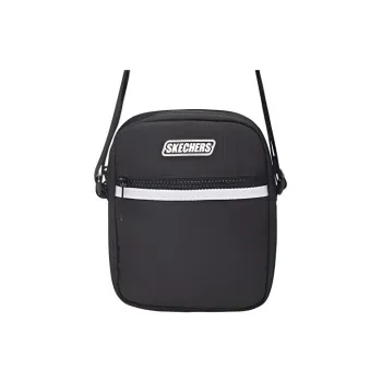 Skechers Fabric Shoulder Bag Crossbody Bag Regular Unisex Pitch Black