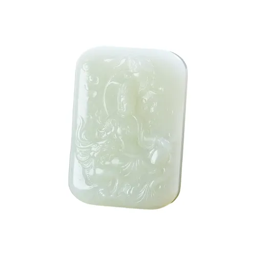 Jade Charm Yao Bally Accessories Wallet Men White Jade/Pale Greenish White Jade Men's