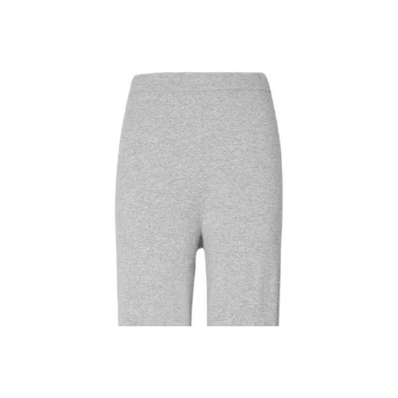 TORY BURCH Knitted Sweatpants Women's Medium Gray Tone-1
