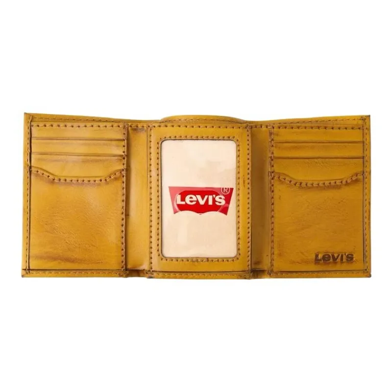 Levi’s Cow Leather Wallet Men's Brown/Black-7