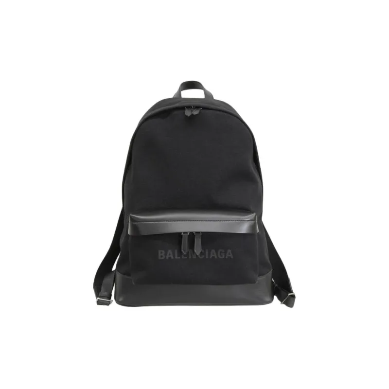 Balenciaga Canvas Backpack Men's Black-0